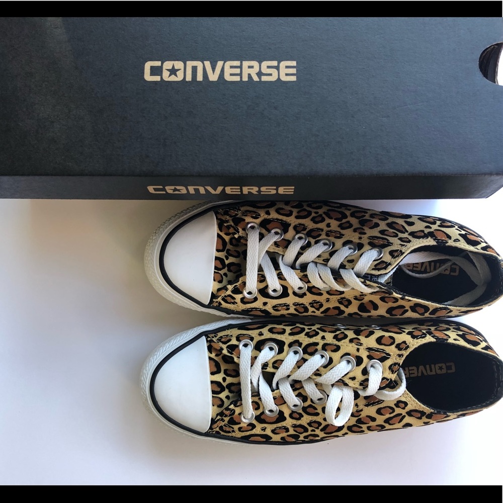 Cheetah Print Converse